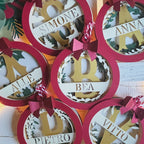 Pallina natalizia Iniziale & Nome