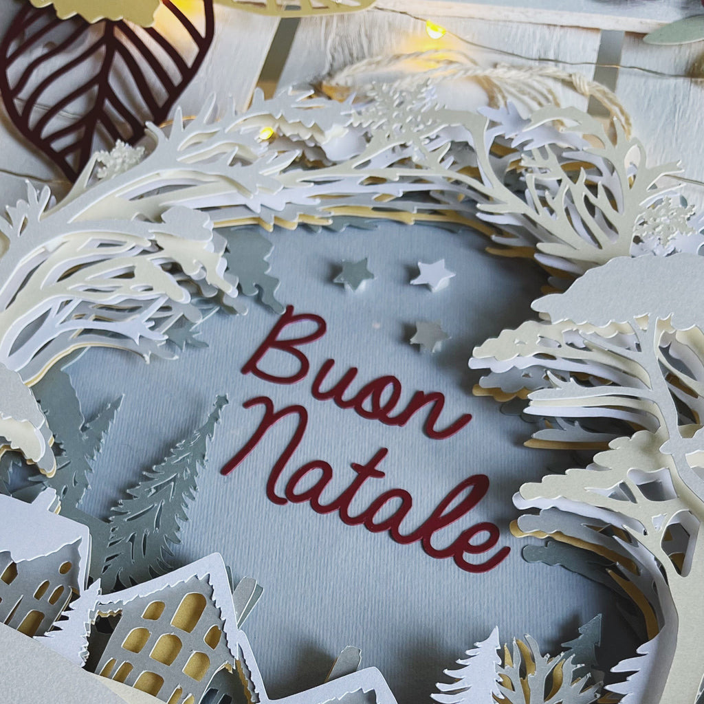 Ghirlanda Villaggio di Natale