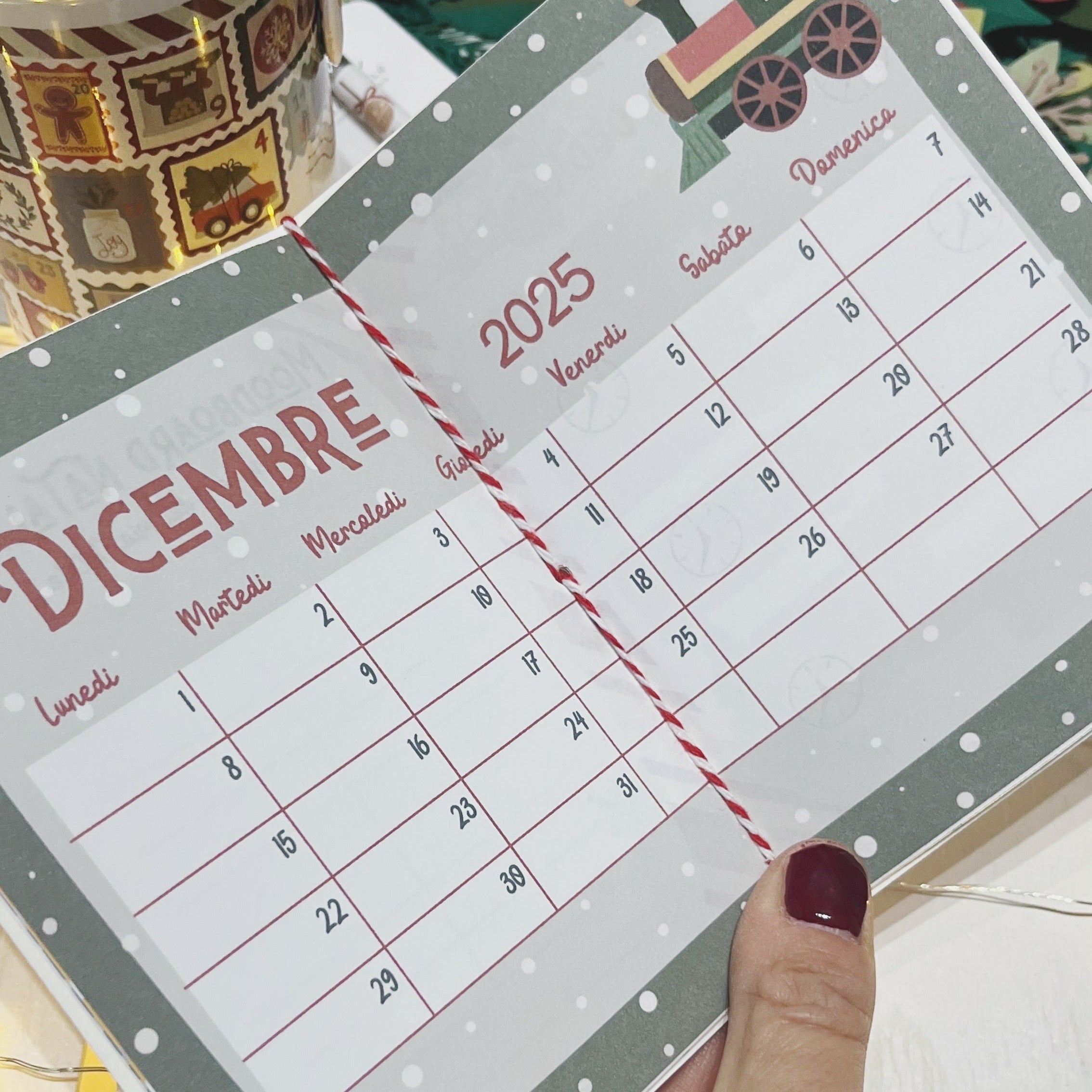 Calendario dell'Avvento: Kit Tazza + Matita & "Il Quaderno del mio magico Natale"
