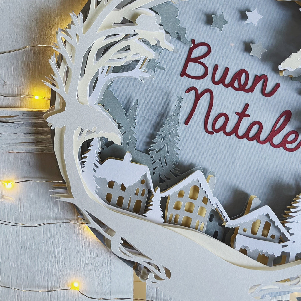 Ghirlanda Villaggio di Natale